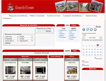 Tablet Screenshot of entreinmuebles.com.ve
